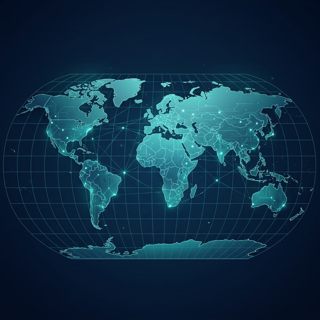 Digital World Map